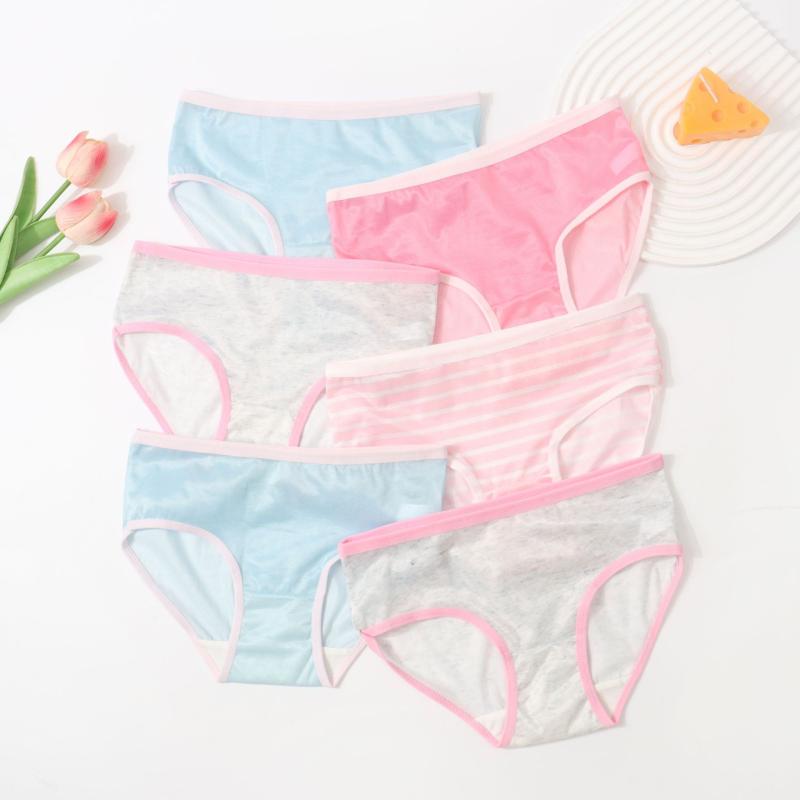ショーツ 少女 レディース シンプル ビキニタイプ 快適 ノーライン 薄手 通気性 再生繊維 ポリエステル..