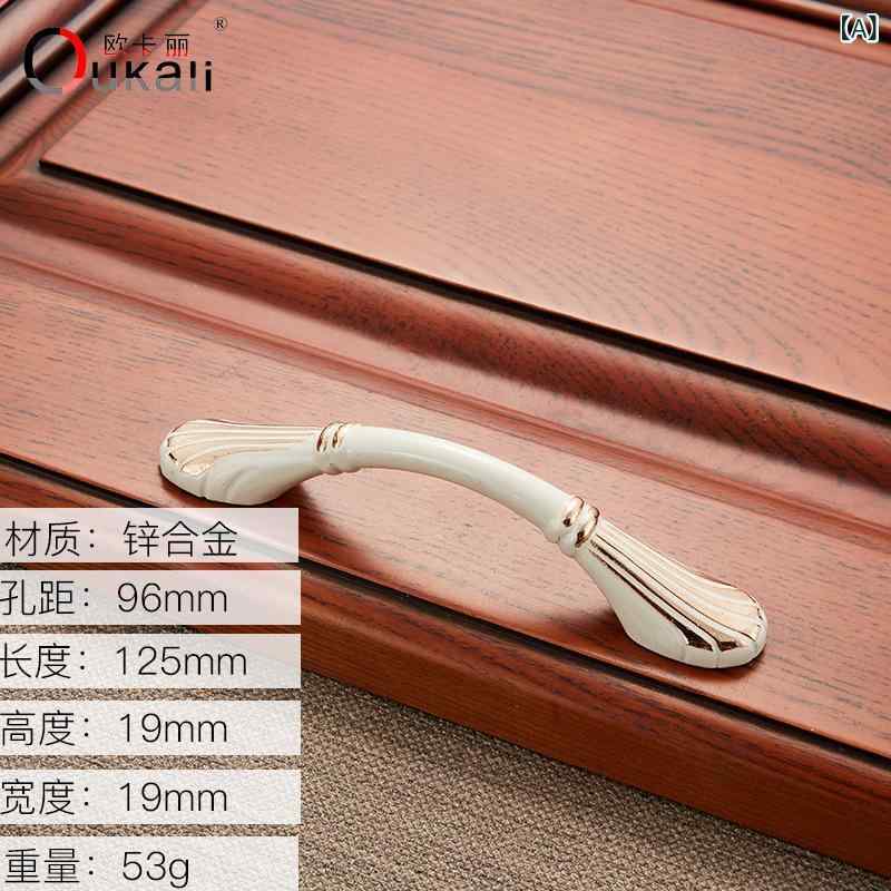 中国風 亜鉛合金 家具 ハンドル 取っ手 金 銀 キャビネット 引き出し ドア 窓 キッチン 収納 リビング ..