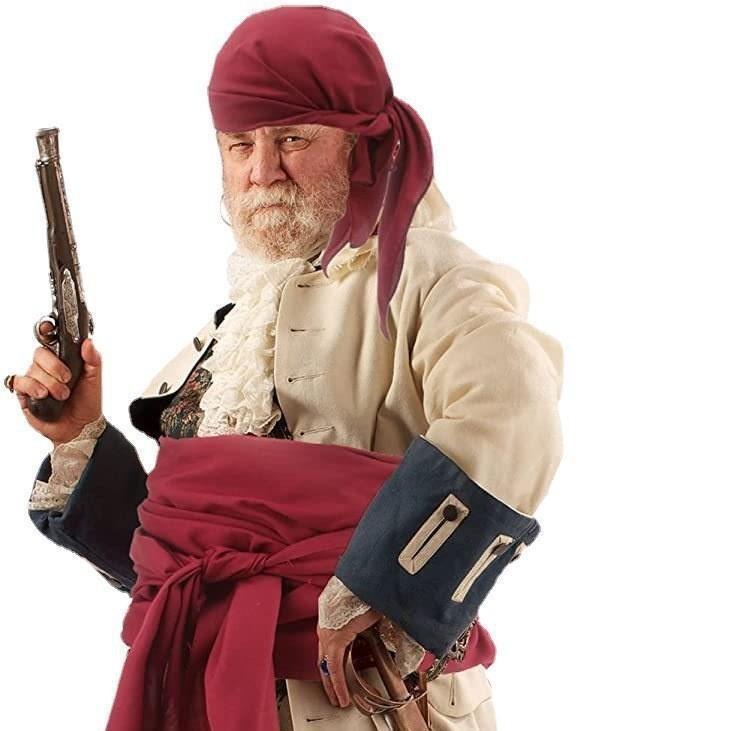 コスプレ アクセサリー 海賊 ヘッドスカーフ 腰帯 セット メンズ レディース 成人向け 春夏秋 パンク ..