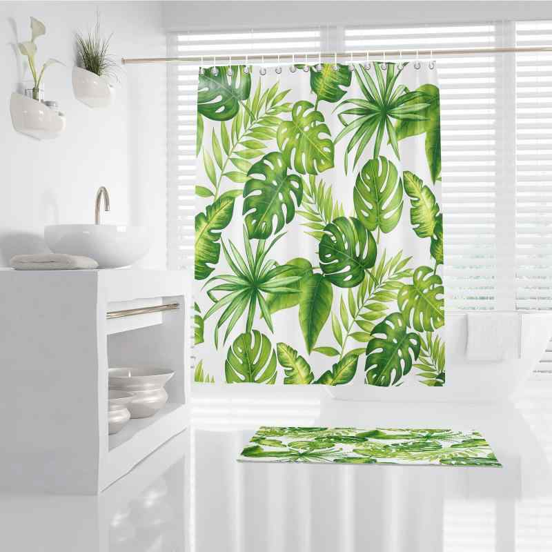 シャワーカーテン 防水 3D プリント カートゥーン 柄 光漏れ防止 間仕切り 浴室用 柔らかい 素材 シン..