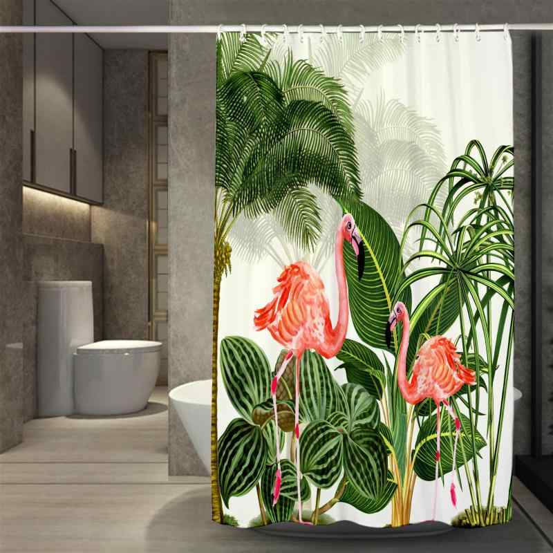 シャワーカーテン 浴室 バスルーム トイレ ホテル おしゃれ かわいい 花柄 厚手 防水 防湿 ポリエステル生地 モダン シンプル デジタルプリント 清潔