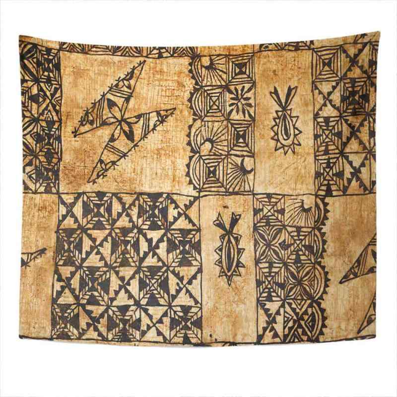 タペストリー タパ布 北欧風 ポリエステル 壁掛け ビーチブランケット ピクニックシート カーテン インテリア デコレーション 長方形 花柄 アウトドア リビング ベッドルーム 子供部屋