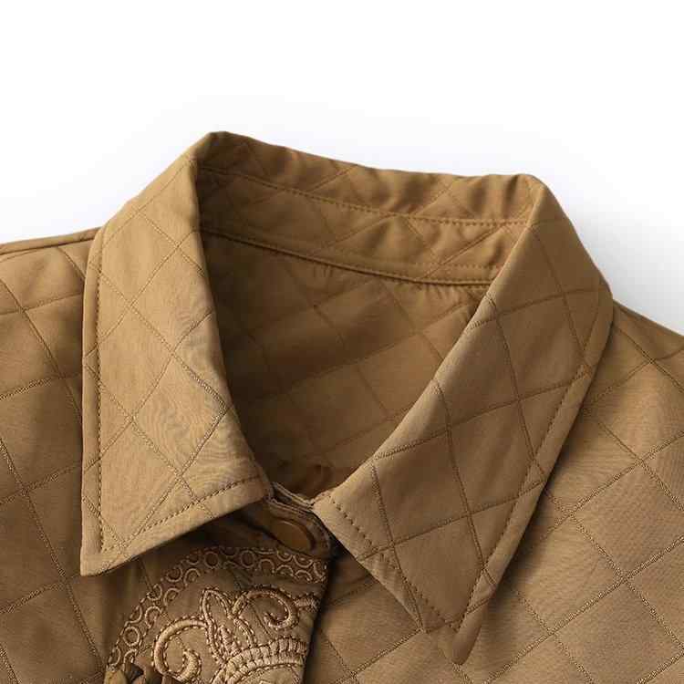 ジャケット レディース 中高年 ママ 春秋 通勤 国風 カジュアル おしゃれ 若見え エレガント 綿 ポリエ..