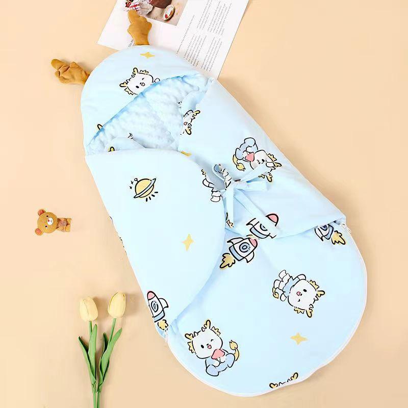 新生児 ベビースリーパー 男の子 女の子 驚き防止 包みスリーパー ゆりかご型 綿 オールシーズン 厚手 ..