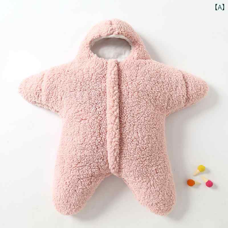 ベビースリーパー 新生児 男の子 女の子 防跳び 防蹴り 抱っこ被り 一体式 厚手フリース コットン裏地 ..