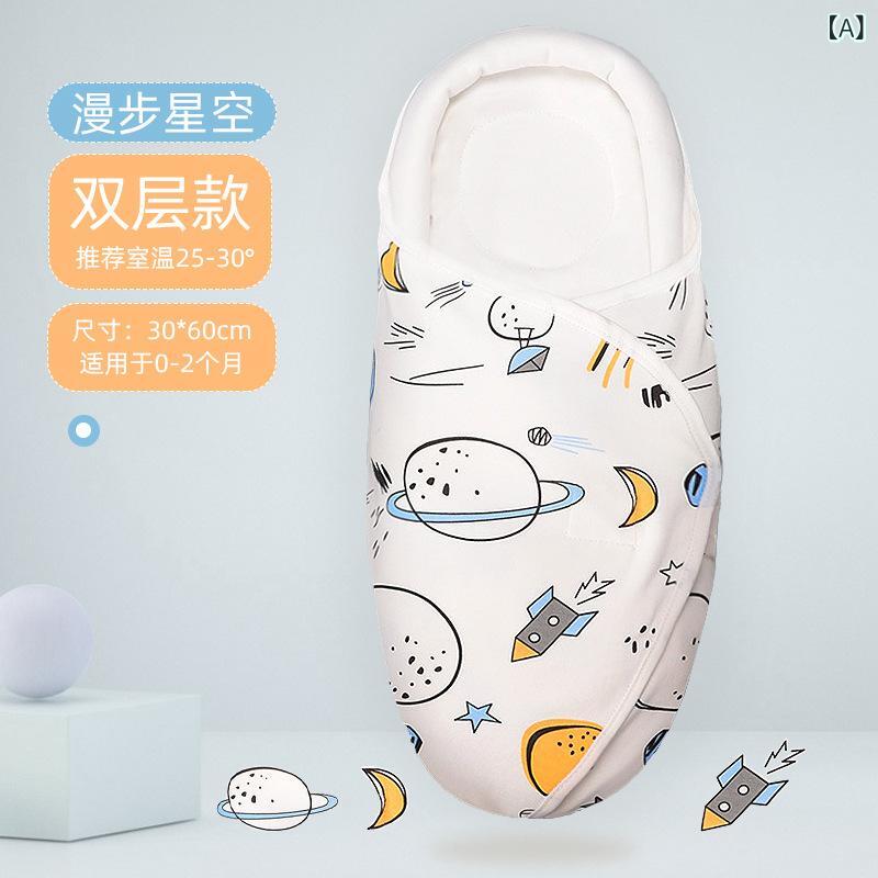 ベビー 抱被 男の子 女の子 新生児 綿 オールシーズン 動物柄 カートゥーン柄 単色 モロ反射防止 スリ..