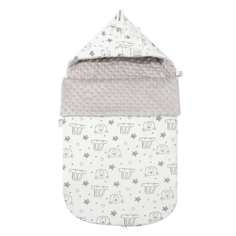 ベビー 新生児 男の子 女の子 綿 包み毛布 ベビーブランケット 抱っこ被り 秋冬 厚手 スリーパー スワ..