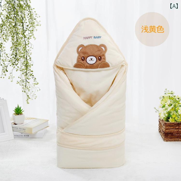 抱き包み ベビー 男の子 女の子 オールシーズン 綿 ベルベット 新生児 びっくり防止 取り外し式 防風 ..