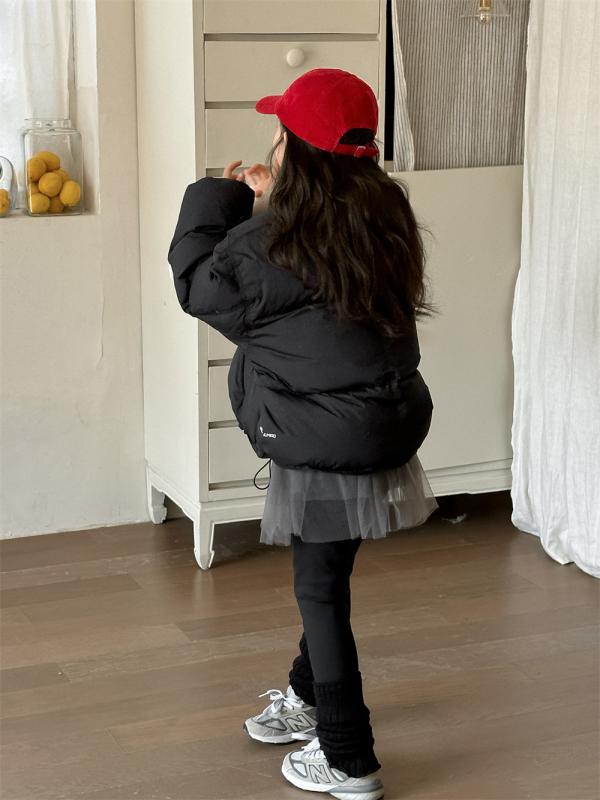 女の子 キッズ スカート 韓国 冬 グレー 無地 ウエスト リボン 切り替え 裾 チュール 飾り アクセサリ..