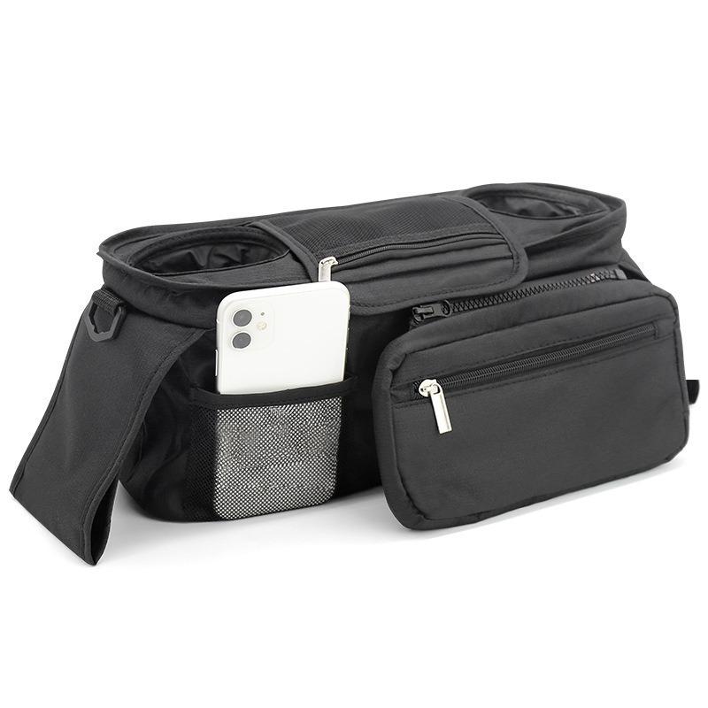 ベビーカー 収納バッグ 男の子 女の子 多機能 ハンギングポーチ 置物カゴ 汎用 ストレージ オックスフ..