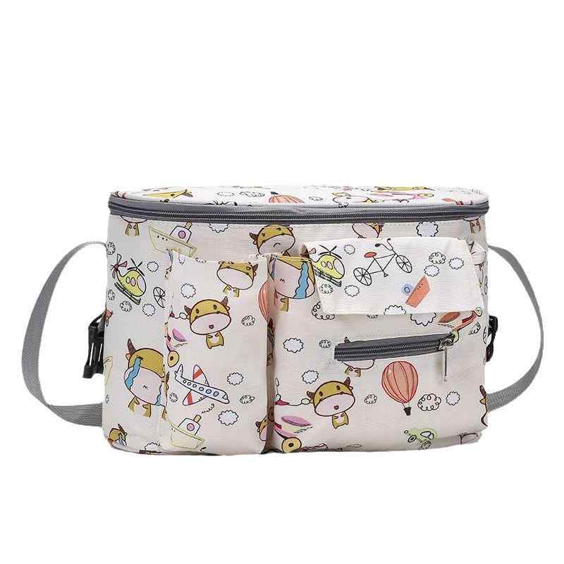 ベビーカー 収納バッグ 男の子 女の子 多機能 大容量 汎用 置物ホルダー 超軽量 耐摩耗 ポリエステル ..