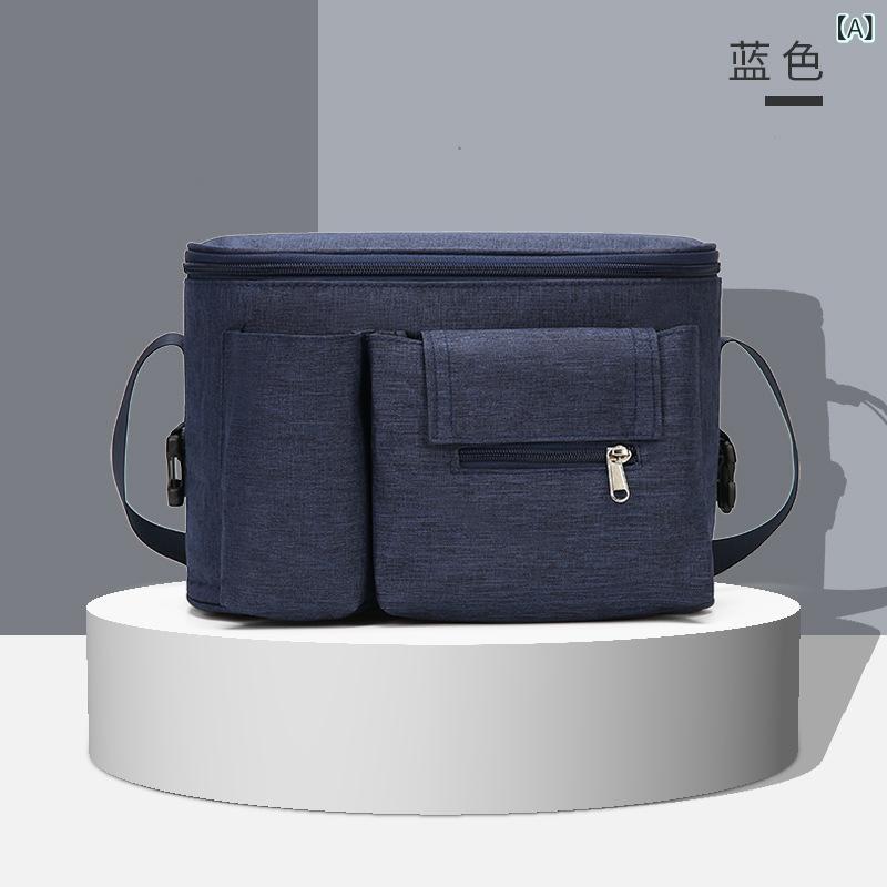 ベビーカー ハングバッグ 男の子 女の子 大容量 多機能 マミーバッグ ミルクボトル 収納 ナイロン ポリ..