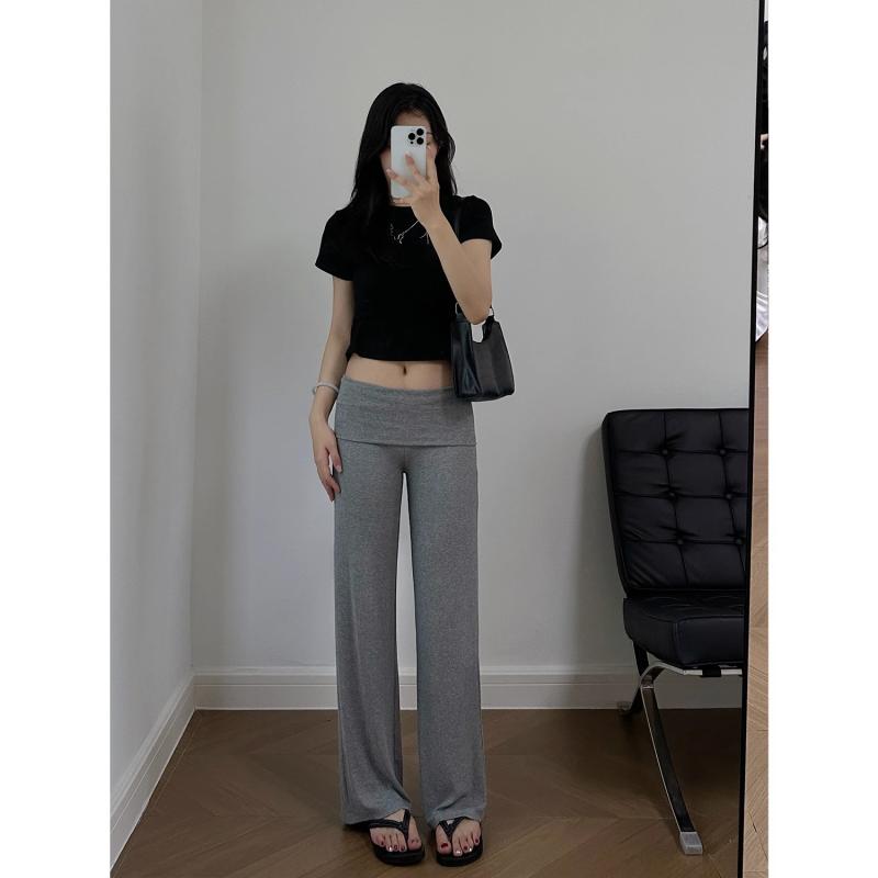 妊婦 ワイド パンツ お腹 支え タイプ 締め付け なし ルーズ フィット ヨガ レギンス 長 丈 綿 混 素材..