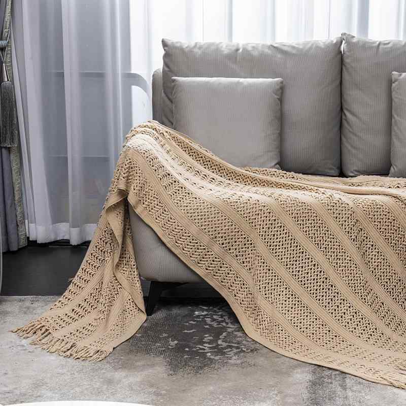 ブランケット 毛布 タオルケット スロー オフィス 昼寝 ソファカバー 旅行 ベッドエンド アクリル素材 ..