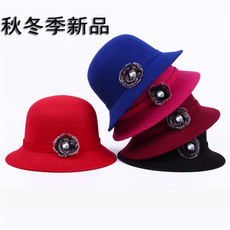 ベレー帽 メンズ レディース 秋冬 フレンチ レトロ 黒 ウール ポンポン エレガント 保暖 防風 透気 丸..