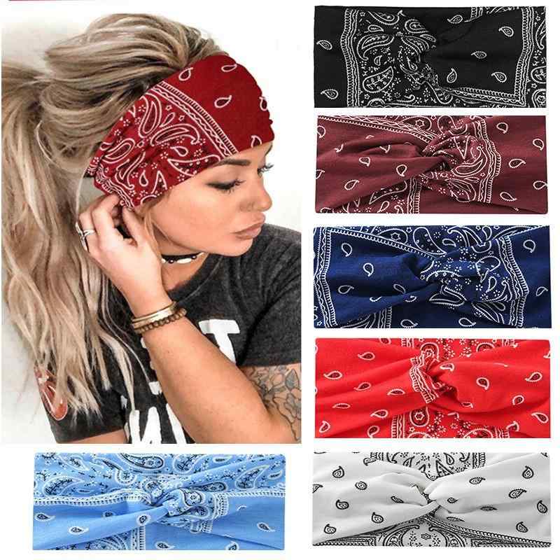 ヘアバンド レディース ボヘミアン ワイド コットン ストレッチ 蝶結び かわいい おしゃれ 春 ヘッドス..