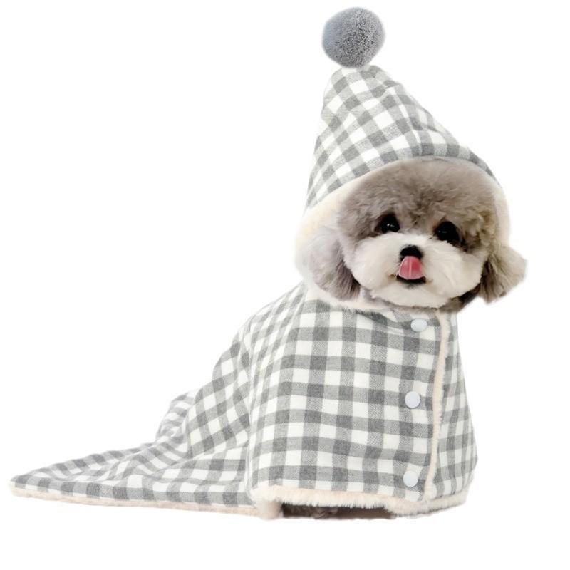 ペット寝具 犬猫 秋冬 スリーピングバッグ ブランケット マント かわいい キュート 小型犬 リビング お..