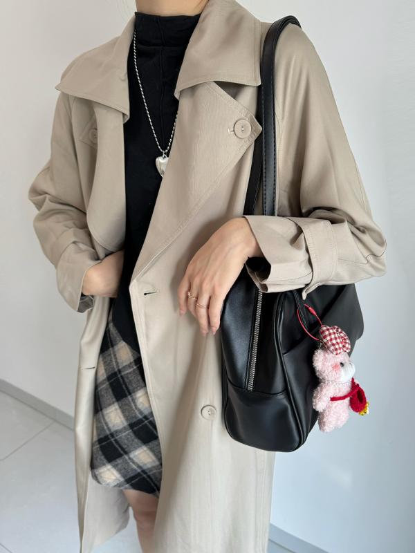 トートバッグ レディース 大容量 ヴィンテージ風 ショルダーバッグ 秋冬 ストリートスタイル PU 合成皮..