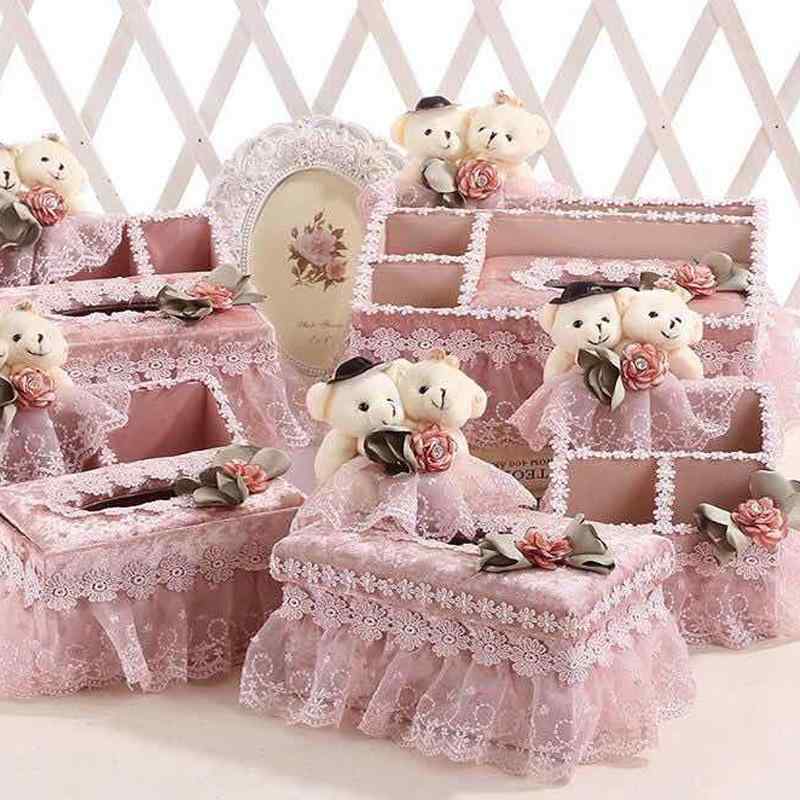 ティッシュケース 多機能 収納ボックス リモコン置き ナプキンケース 高級感 布製 リビング コーヒーテ..