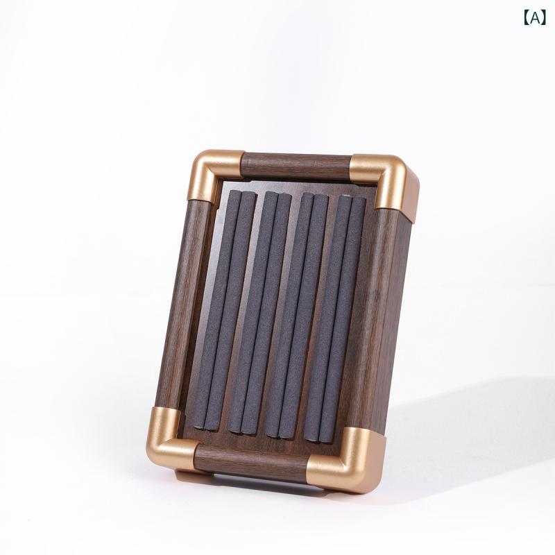 指輪 ディスプレイ トレイ リング ホルダー 実木 ウォールナット 5段 レトロ ヴィンテージ風 古風 収納..