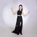 女の子 ダンス衣装 パフォーマンス クイーンスタイル シンプル エレガント セットスカート クリスタル装飾 輝く 春 ポリエステル 写真撮影 誕生日 ランウェイ