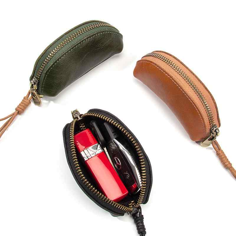 コインケース レディース ミニ 本革 植物タンニン革 収納 ネックストラップ キーホルダー 口紅ポーチ ..