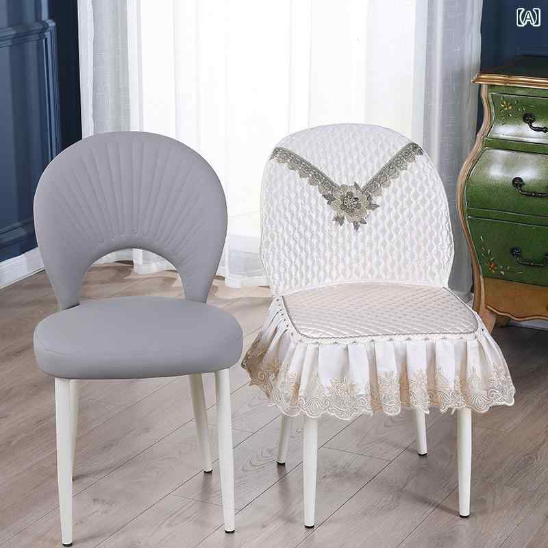 椅子カバー チェアクッション 座布団 背もたれ一体 弧形 半円形 厚手 綿入り 布製 オールシーズン 防塵..