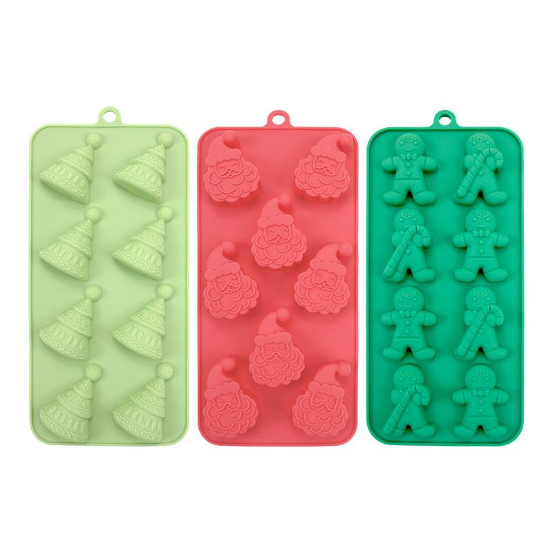 シリコン キャンディー 型 クリスマス シリーズ クリスマスツリー サンタクロース ジンジャーマン クッ..