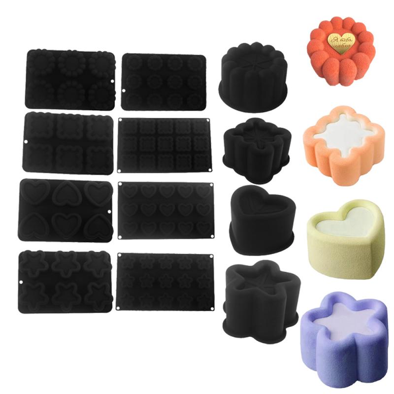 シリコン ケーキ型 ムース デザート モールド フォンダン デコレーション チョコレート アート スイー..