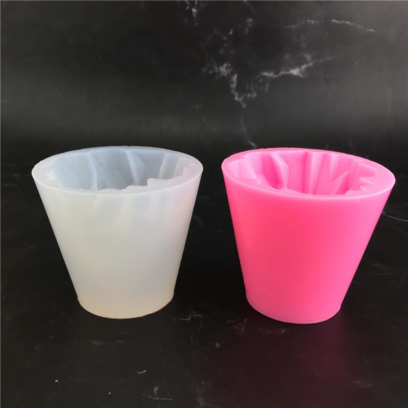 シリコン型 氷山形状 チョコレート DIY ベーキング ケーキ飾り プリン型 ドロップ樹脂 ディスプレイ ピ..