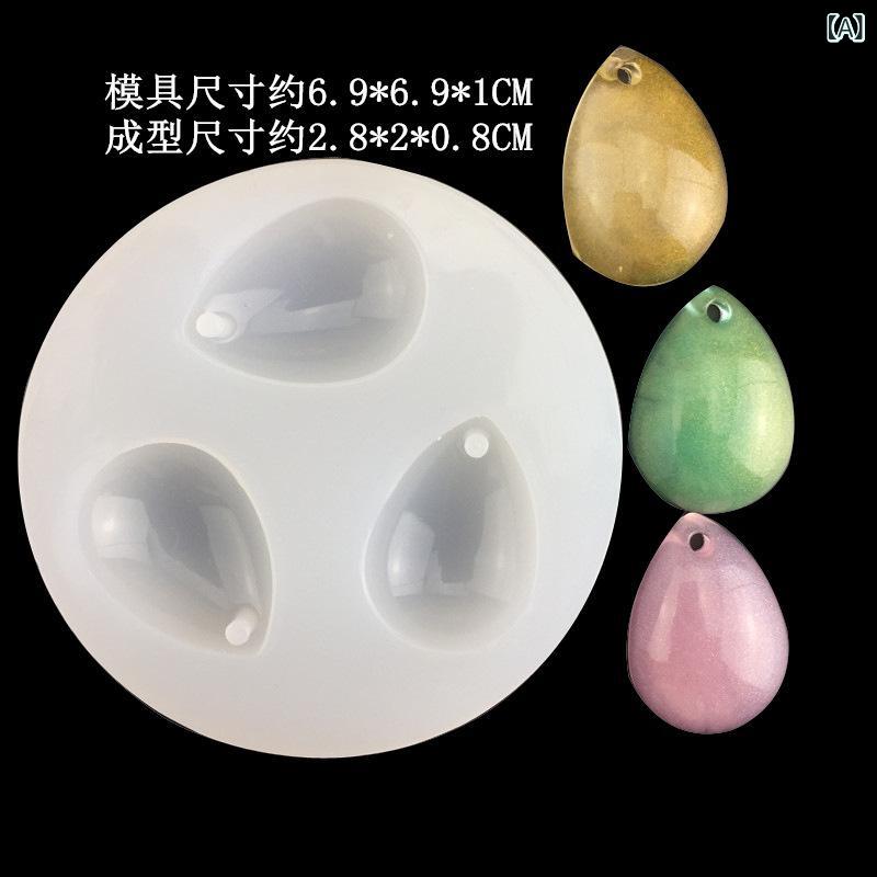 ケーキ型 シリコン 水滴型 硬糖 キャンディー デコレーション 食品ツール 不規則形状 ベーキング スイーツ作り ハンドメイド アクセサリー風