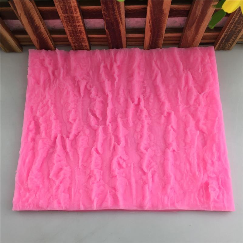 ケーキ型 シリコン型 樹皮風 バークパターン 不規則 フォルム フォンダン 砂糖衣 デコレーション 飾り..