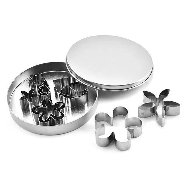 クッキー型 ベーキングモールド ステンレス ミニサイズ 花柄 おしゃれ かわいい セット 型抜き カッタ..