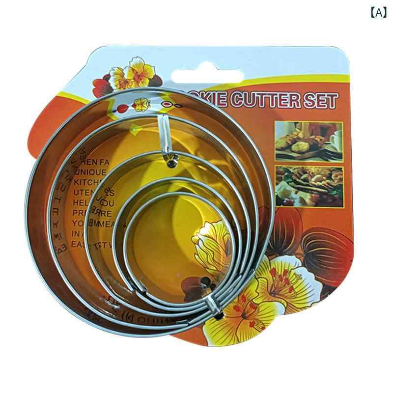 クッキー型 ステンレス セット 円形 三角形 星型 ハート型 梅花型 幾何学形状 ベーキング ツール 焼き..