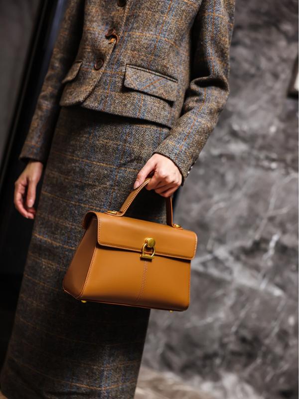 スクエアバッグ メンズ レディース レトロ 高級感 合成皮革 通勤 斜めがけ 普段使い 秋冬 ブラック ブ..