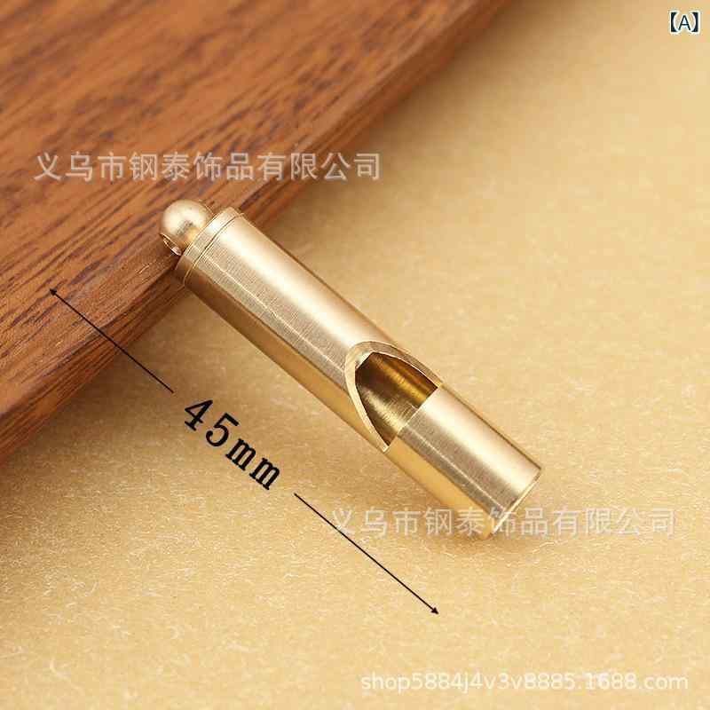 キーホルダー メンズ レディース 銅製 口笛 アウトドア ホイッスル ドラゴン 竹節 柄 光沢 加工 緊急 ..