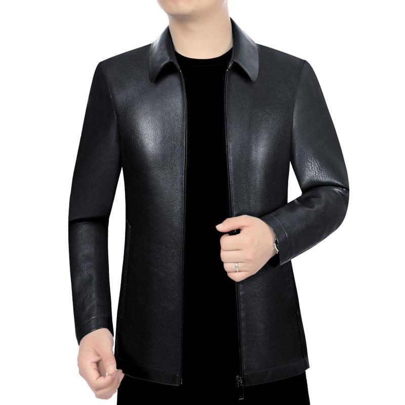 ・カテゴリ: レザージャケット・スタイル: カジュアル・主な素材: 本革・レザータイプ: 羊革・フィット: スリム・カラー: ブラック、ワインレッド、グリーン・サイズ展開: M、L、XL、XXL、XXXL、XXXXL・襟: スタンドカラー・前開き: ジップ・柄: 無地・袖丈: 長袖・裾: リブ・下摆: ストレート・裏地: ポリエステル・加工: ノーアイロン