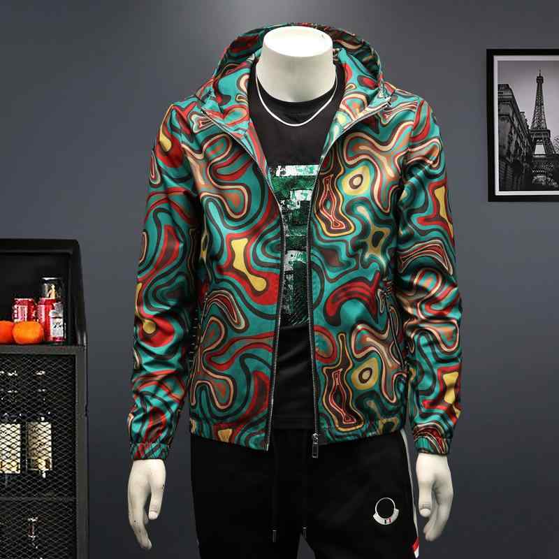 ・カテゴリ: ナイロンパーカー・スタイル: 都会的・シルエット: スリム・厚さ: 厚手・袖丈: 長袖・カラー: 花柄・サイズ展開: M、L、XL、2XL、3XL、4XL・性別: 男性・対象: 成人・用途: 室内着