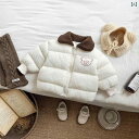 ベビー コート 男の子 女の子 冬 韓国 ボア スタンドカラー 厚手 暖か 綿入り ナイロン 柔らかい かわいい スタイリッシュ ファッショナブル ベージュ 緑...