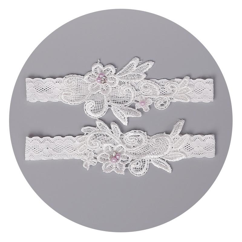 ガーター レディース レース 水晶 ウェディング アクセサリー 結婚式 装飾 布地 華やか 女性 ブライダル コーディネート