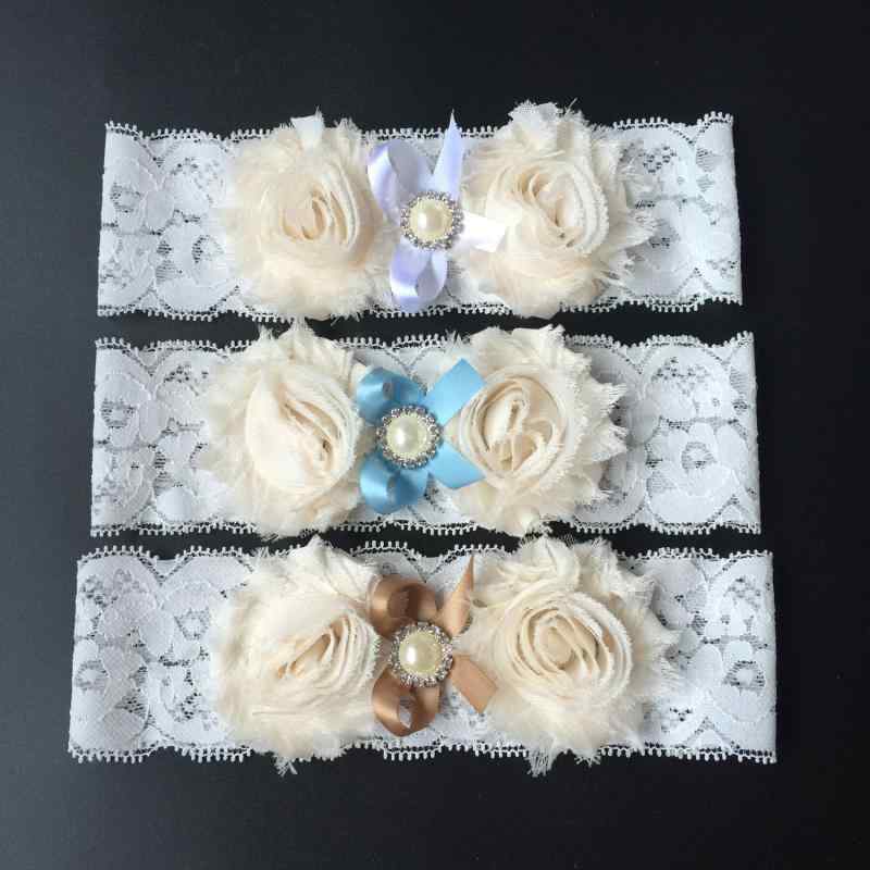 ガーターベルト レディース ウェディング レース アクセサリー 結婚式 飾り ブライド リボン ブルー 白 ブラウン ガーター ストッキング ガーターベルト