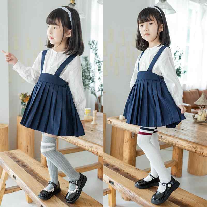 長筒靴下 子供 男の子 女の子 春秋 薄手 コットン ストライプ 通気性 吸汗 防臭 過膝 白 グレー 黒 普段使い