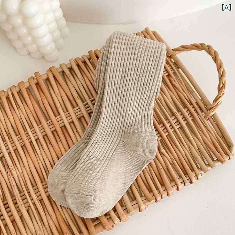 レギンス 女の子 キッズ ベビー 薄手 ロング 春秋 コーマ綿 通気性 光沢 無地 縦ストライプ キャンディカラー かわいい スポーツ トレンド インナー タイツ 白 ピンク 黒 普段使い