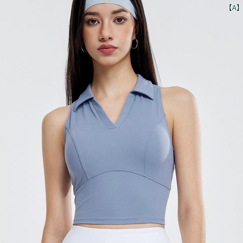 ・カテゴリ: タンクトップ・機能: 吸湿速乾・対象: 女性・柄: 無地・主素材: ナイロン80%、スパンデックス20%・カラー展開: スカイブルー、ストロベリーミルク、ブラック、ホワイト・サイズ展開: S、M、L、XL・袖丈: ノースリーブ・着用方法: プルオーバー・スタイル: セットアップ・下装スタイル: ストレート・着丈: ウエスト丈・シルエット: タイト・対象年齢: 成人・誤差: 1～2cm