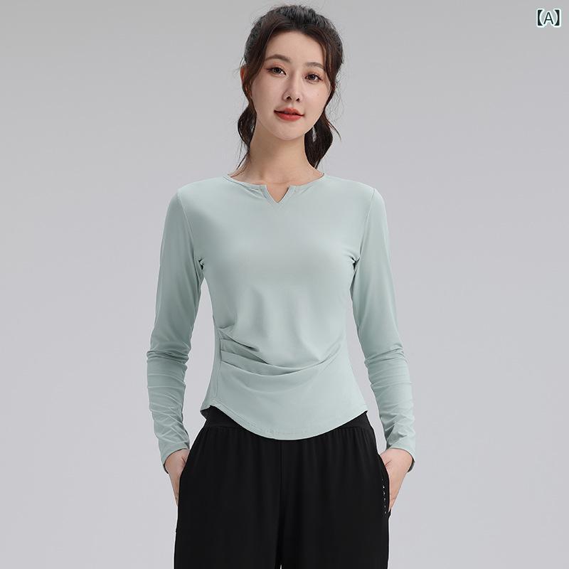 Tシャツ レディース 長袖 春夏 薄手 UVカット 速乾 ヨガ ピラティス フィットネス ランニング スポーツ スリム ポリエステル 伸縮性 グリーン パープル ブラック