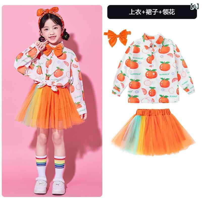 ・カテゴリ: キッズダンス衣装・スタイル: ヒップホップ・対象ダンス: ストリートダンス・対象性別: 男女共用・主な素材: 綿65%・カラー展開: オレンジ・適合身長: 110cm、120cm、130cm、140cm、150cm、160cm、170cm、180cm・対象年齢: 8歳以上