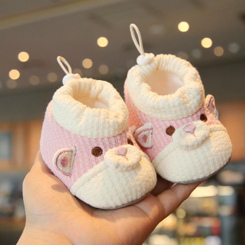 クローリングシューズ 男の子 女の子 0-12ヶ月 春 かわいい カートゥーン柄 ソフトソール 防滑 グリッ..