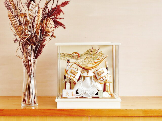 五月人形 久月 伊達政宗 兜 アクリルケース飾り K519114 コンパクト おしゃれ...