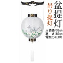盆提灯 吊提灯 蒔絵絵入 御殿丸 送料無料 8001-11-100AC