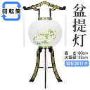 盆提灯 廻転行灯11号 送料無料 あかり 蒔絵 絵入 8607-11-715